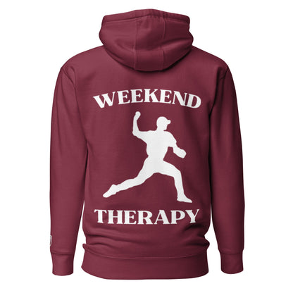 Weekend Therapy Baseball Hoodie – Pitch Edition by Weekend Therapy™ – Weekend Therapy Clothing