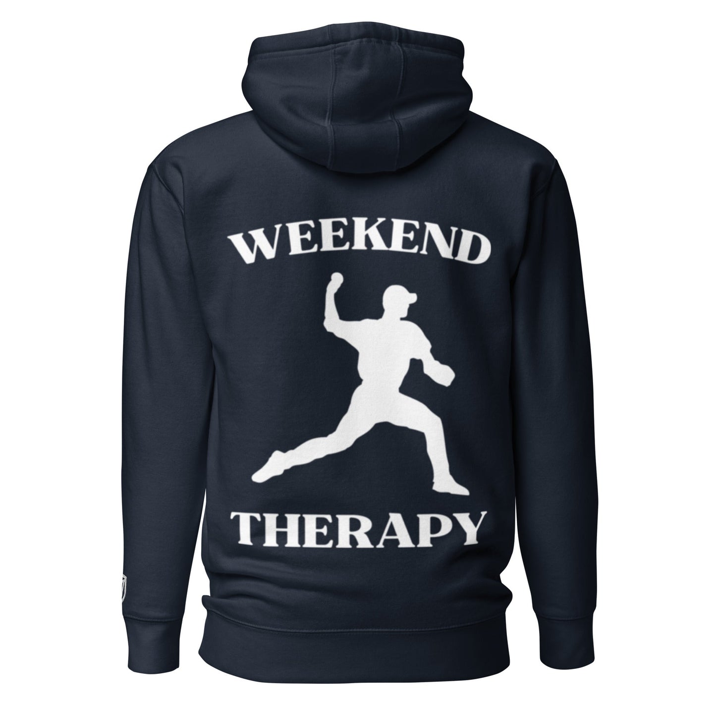 Weekend Therapy Baseball Hoodie – Pitch Edition by Weekend Therapy™ – Weekend Therapy Clothing