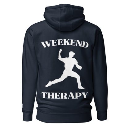 Weekend Therapy Baseball Hoodie – Pitch Edition by Weekend Therapy™ – Weekend Therapy Clothing