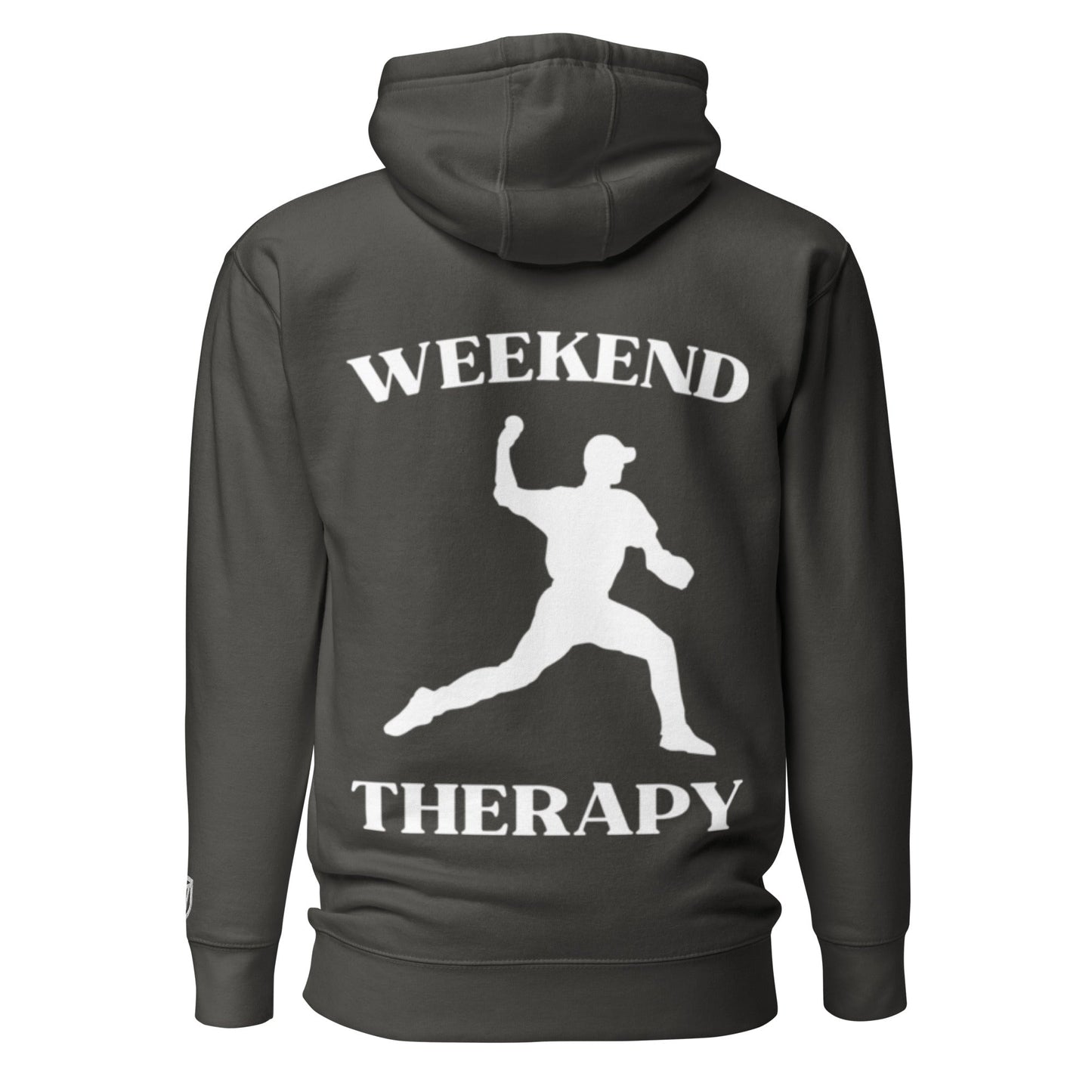 Weekend Therapy Baseball Hoodie – Pitch Edition by Weekend Therapy™ – Weekend Therapy Clothing