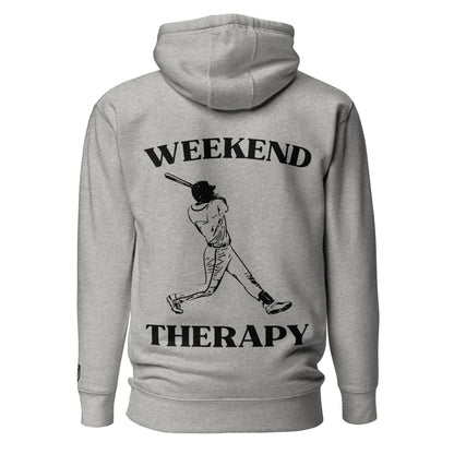 Weekend Therapy Baseball Hoodie – Swing Edition by Weekend Therapy™ – Weekend Therapy Clothing