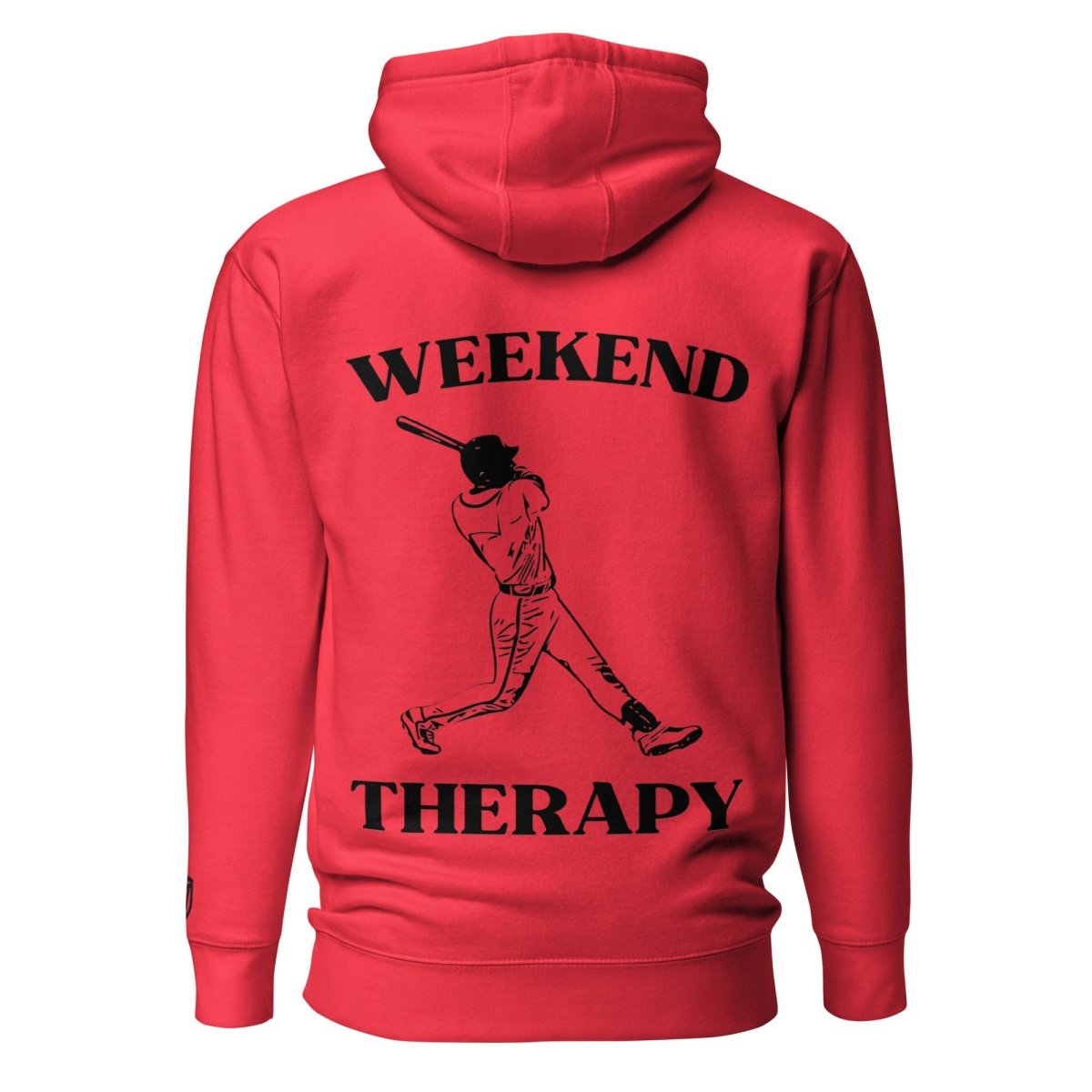 Weekend Therapy Baseball Hoodie – Swing Edition by Weekend Therapy™ – Weekend Therapy Clothing