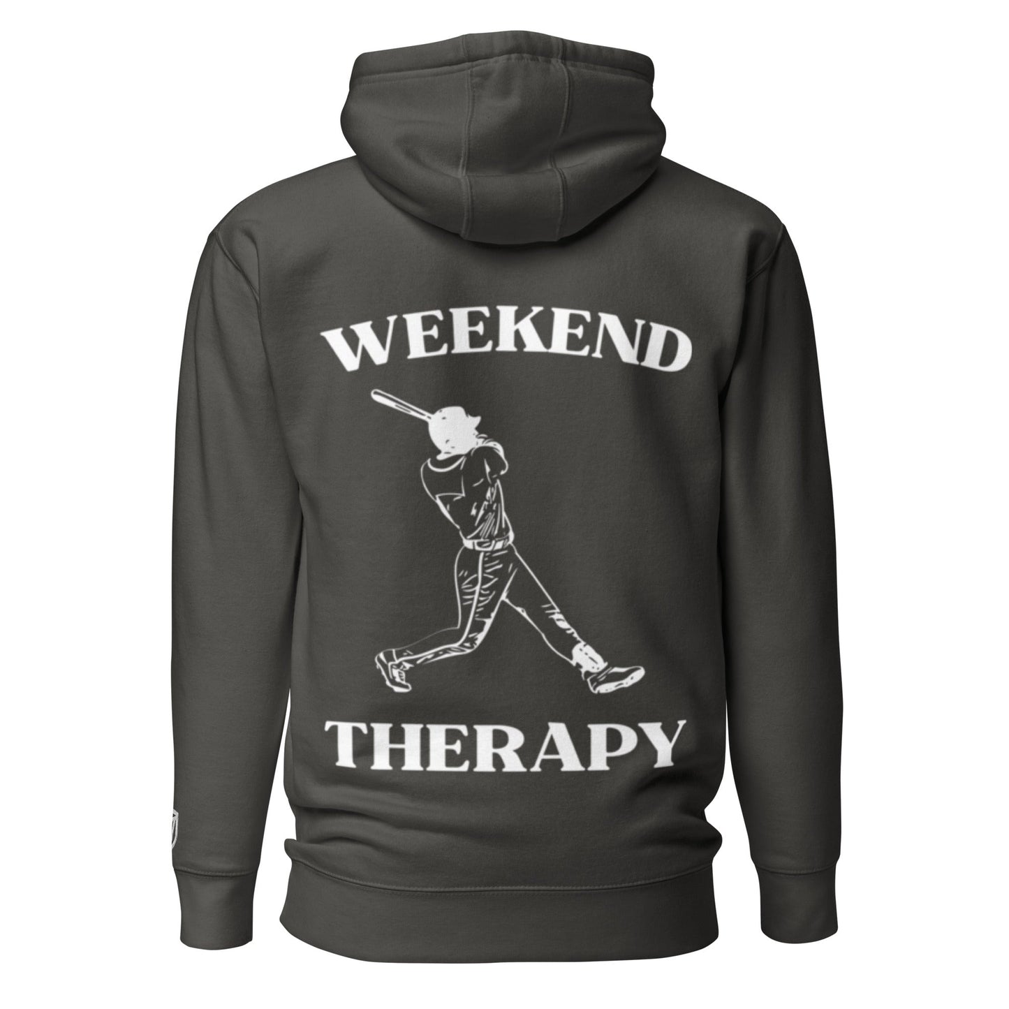 Weekend Therapy Baseball Hoodie – Swing Edition by Weekend Therapy™ – Weekend Therapy Clothing