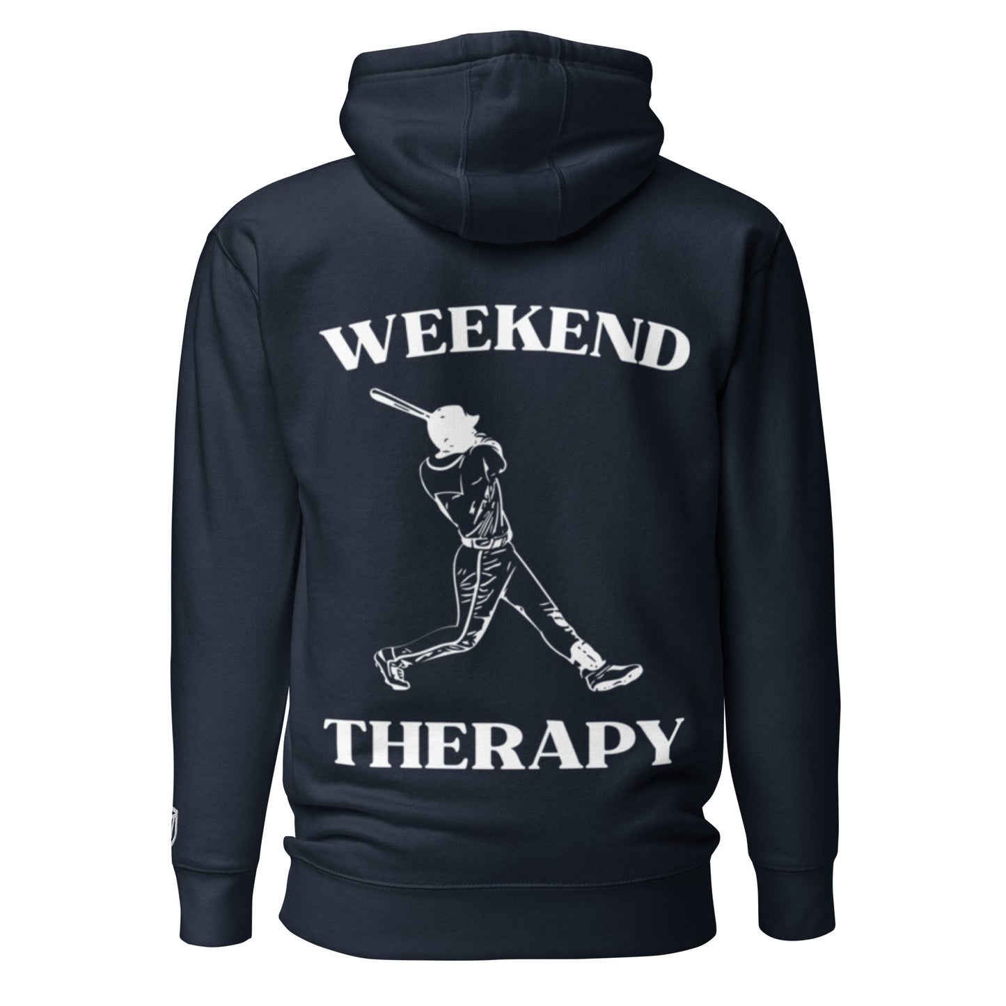 Weekend Therapy Baseball Hoodie – Swing Edition by Weekend Therapy™ – Weekend Therapy Clothing