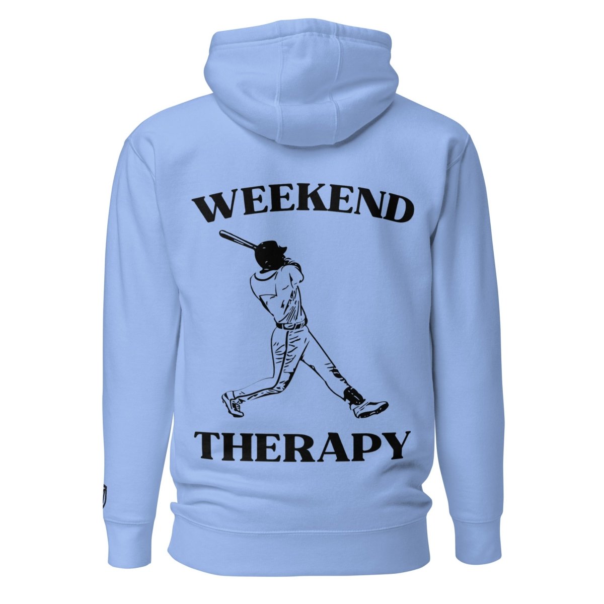 Weekend Therapy Baseball Hoodie – Swing Edition by Weekend Therapy™ – Weekend Therapy Clothing