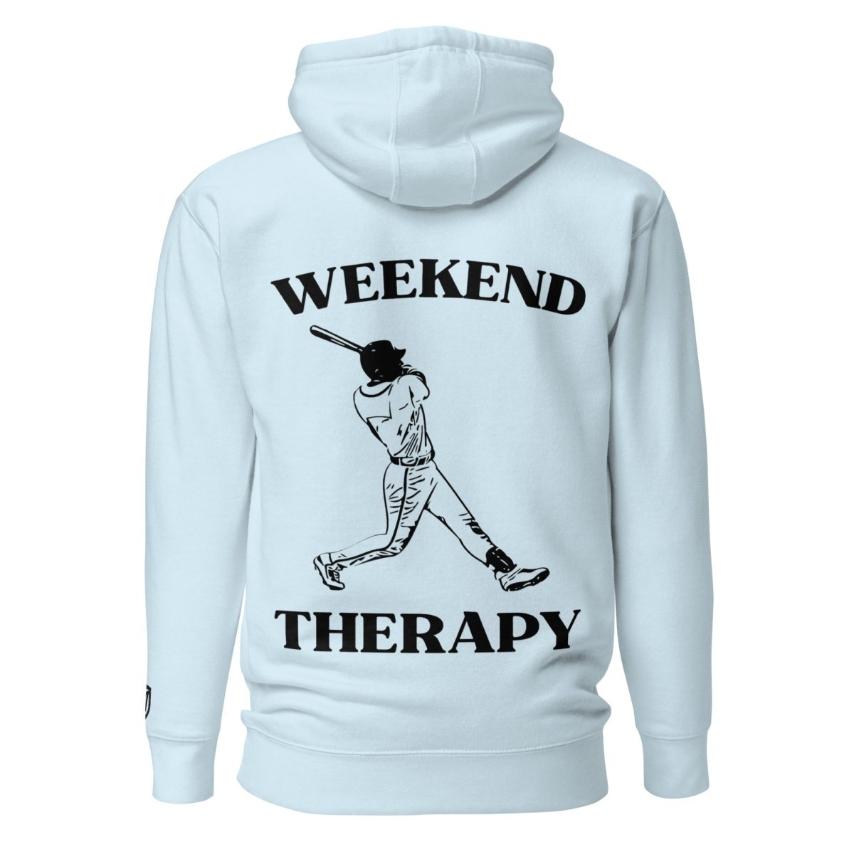 Weekend Therapy Baseball Hoodie – Swing Edition by Weekend Therapy™ – Weekend Therapy Clothing