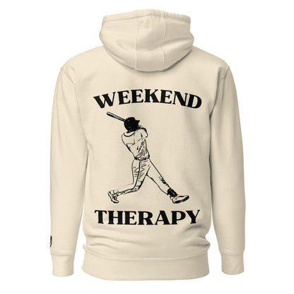 Weekend Therapy Baseball Hoodie – Swing Edition by Weekend Therapy™ – Weekend Therapy Clothing