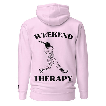Weekend Therapy Baseball Hoodie – Swing Edition by Weekend Therapy™ – Weekend Therapy Clothing