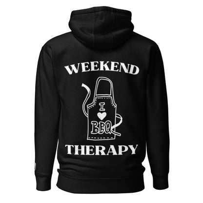 Weekend Therapy BBQ Hoodie – Apron Edition by Weekend Therapy™ – Weekend Therapy Clothing