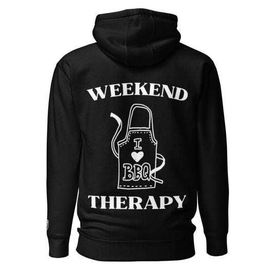 Weekend Therapy BBQ Hoodie – Apron Edition by Weekend Therapy™ – Weekend Therapy Clothing