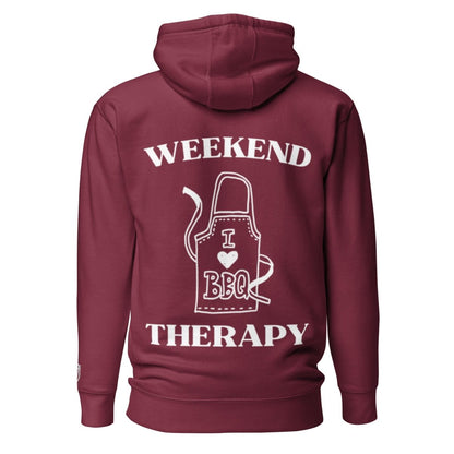 Weekend Therapy BBQ Hoodie – Apron Edition by Weekend Therapy™ – Weekend Therapy Clothing