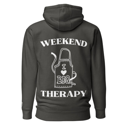 Weekend Therapy BBQ Hoodie – Apron Edition by Weekend Therapy™ – Weekend Therapy Clothing