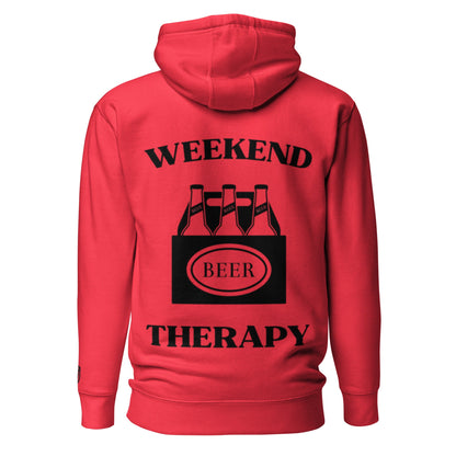 Weekend Therapy Beer Pack Hoodie – Six - Pack Edition by Weekend Therapy™ – Weekend Therapy Clothing