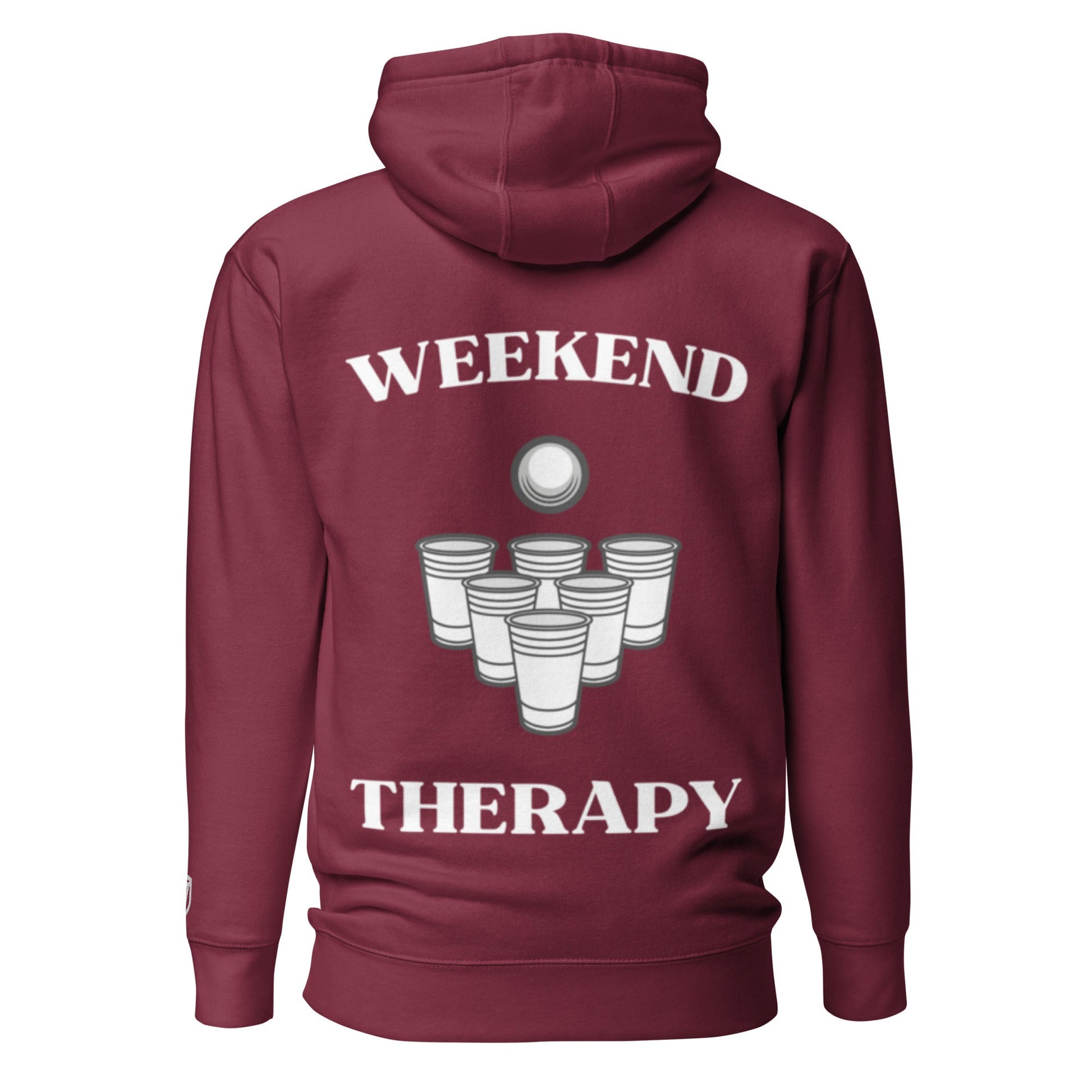 Weekend Therapy Beer Pong Hoodie – Game Night Edition by Weekend Therapy™ – Weekend Therapy Clothing