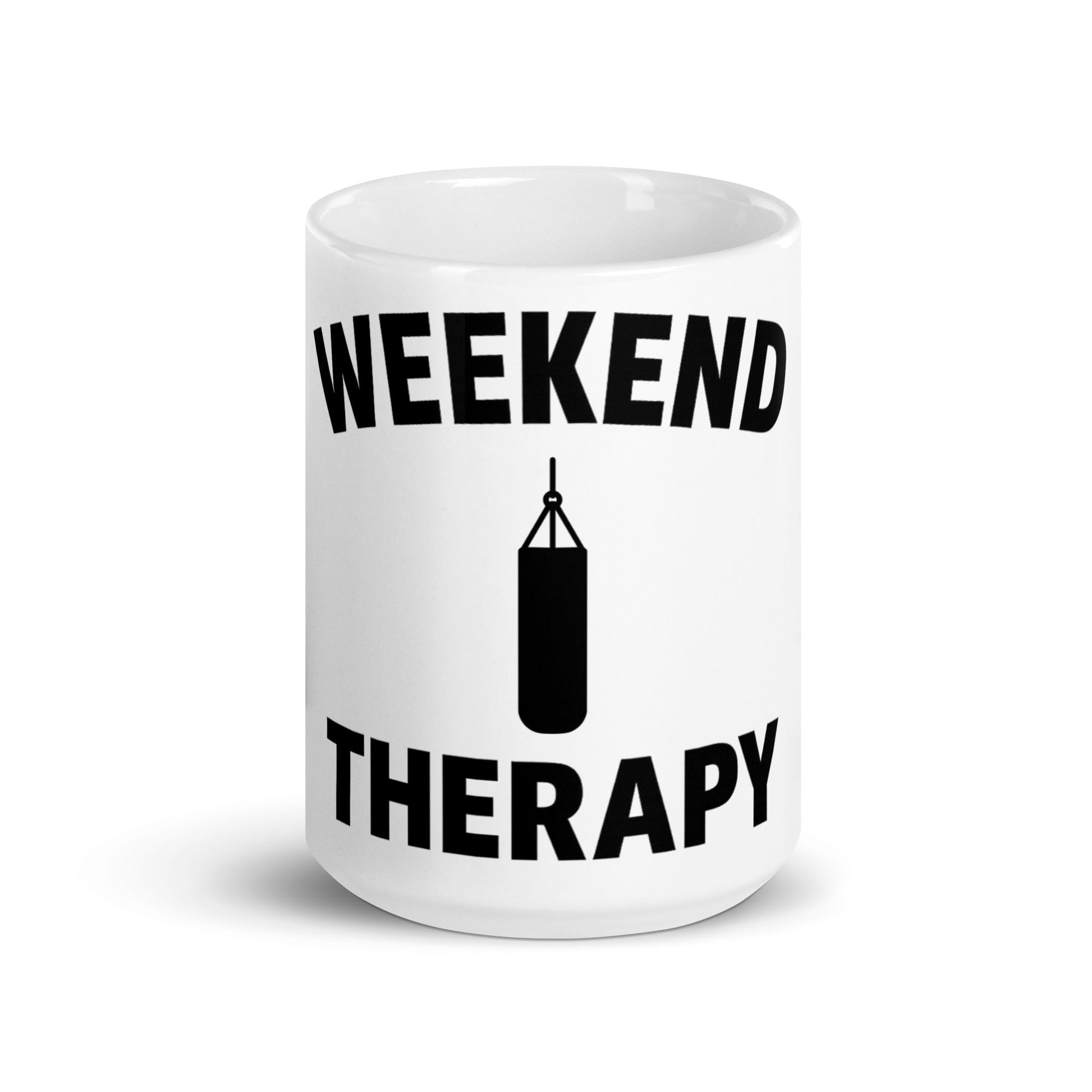 Weekend Therapy Boxing Mug – Heavy Bag Edition by Weekend Therapy™ – Weekend Therapy Clothing