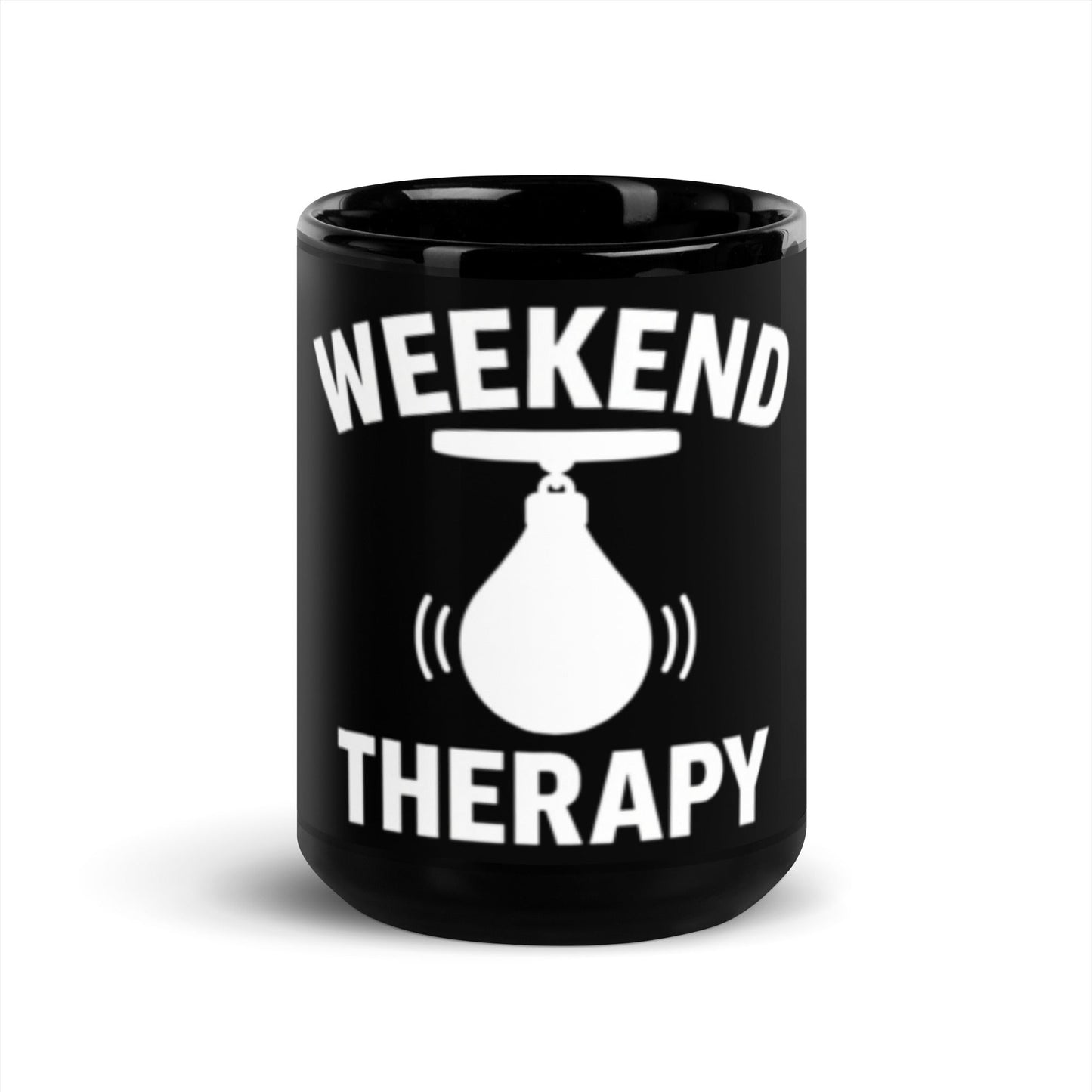 Weekend Therapy Boxing Mug – Speed Bag Edition by Weekend Therapy™ – Weekend Therapy Clothing