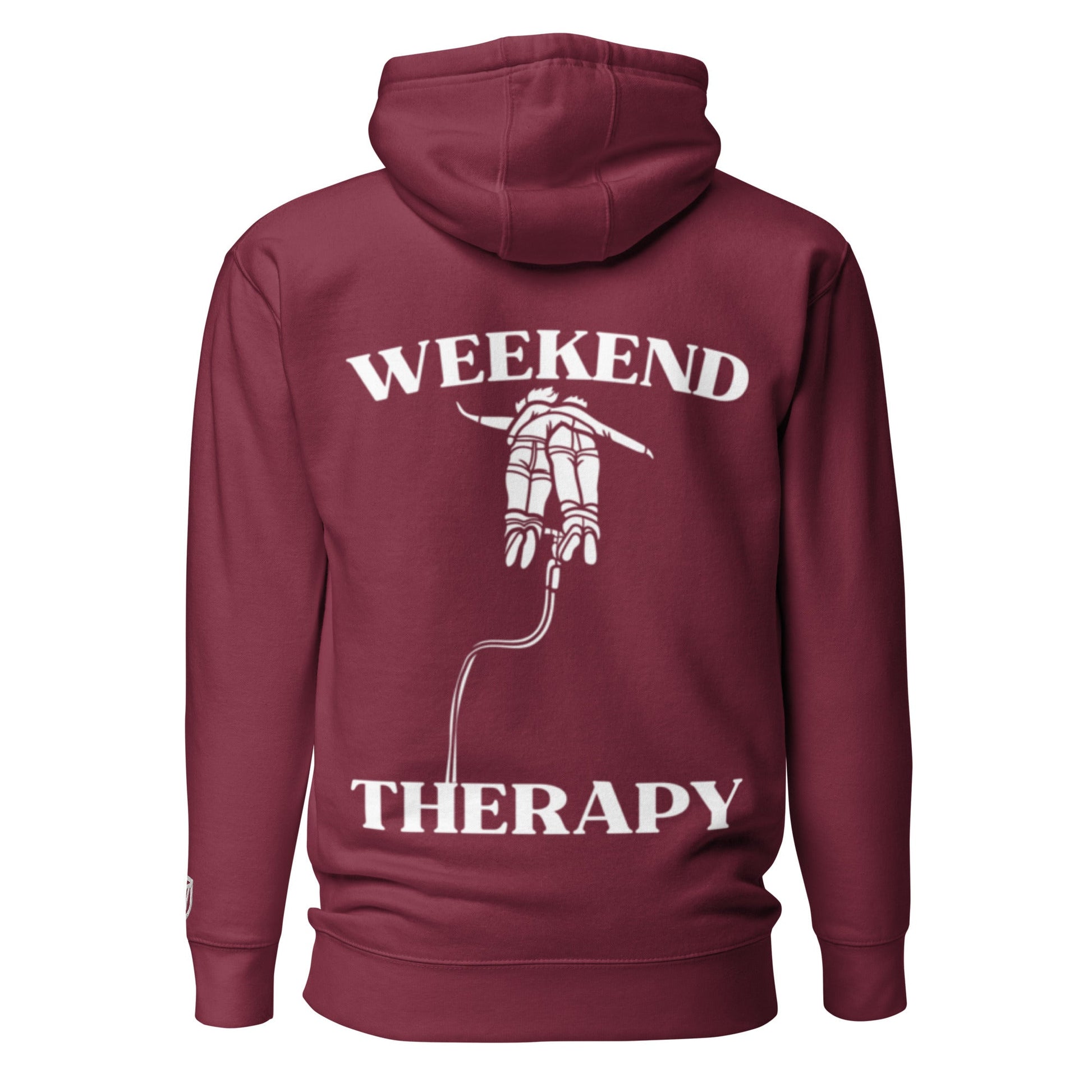 Weekend Therapy Bungee jump Hoodie – Tandem Edition by Weekend Therapy™ – Weekend Therapy Clothing