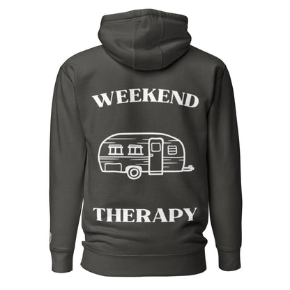 Weekend Therapy Camping Hoodie – Travel Trailer Edition by Weekend Therapy™ – Weekend Therapy Clothing