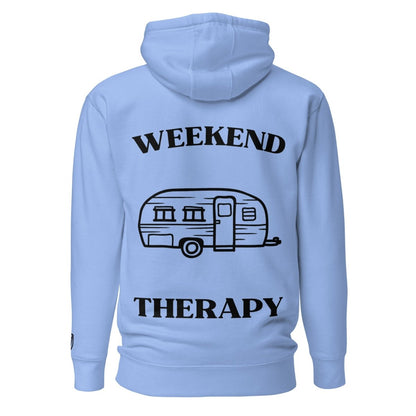 Weekend Therapy Camping Hoodie – Travel Trailer Edition by Weekend Therapy™ – Weekend Therapy Clothing