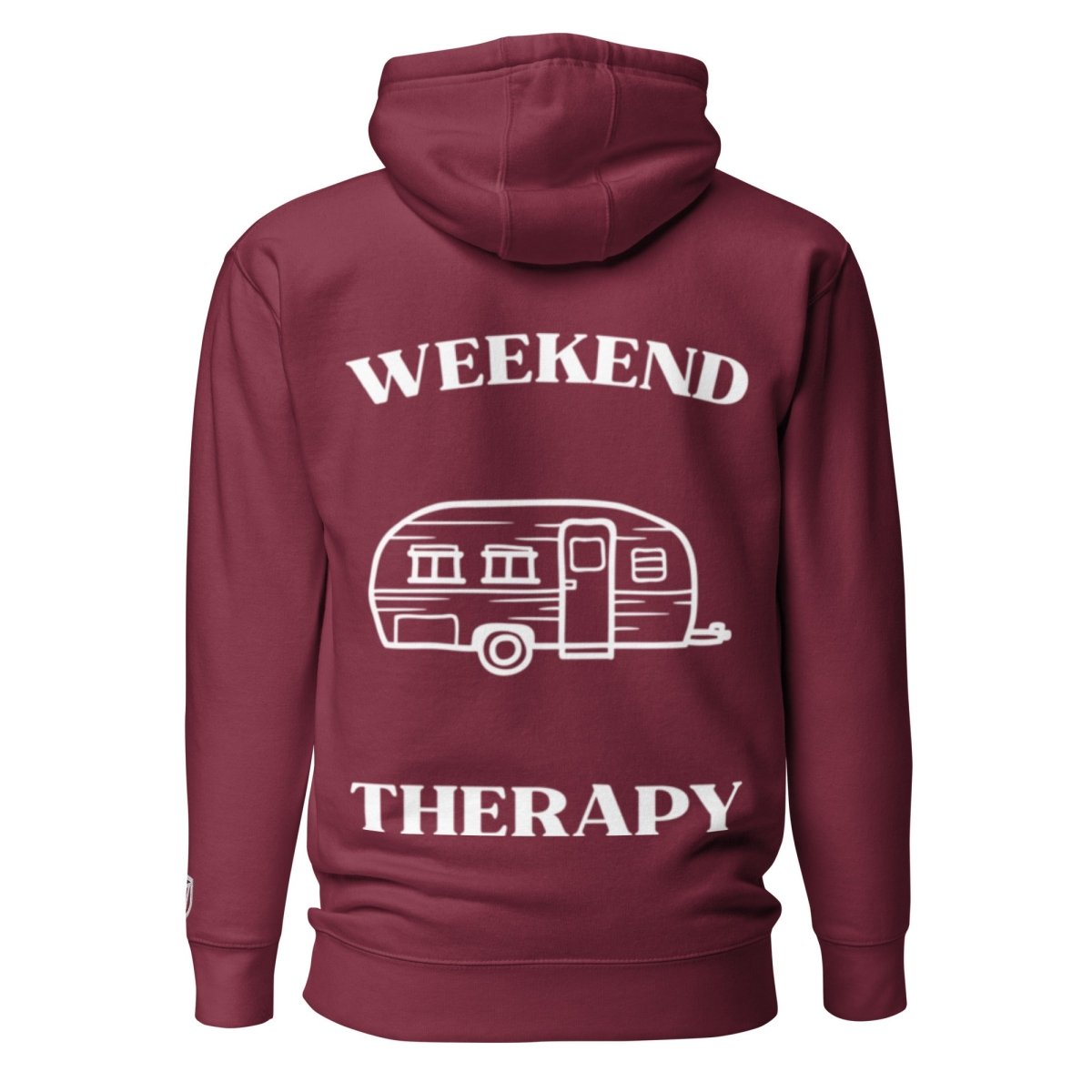 Weekend Therapy Camping Hoodie – Travel Trailer Edition by Weekend Therapy™ – Weekend Therapy Clothing