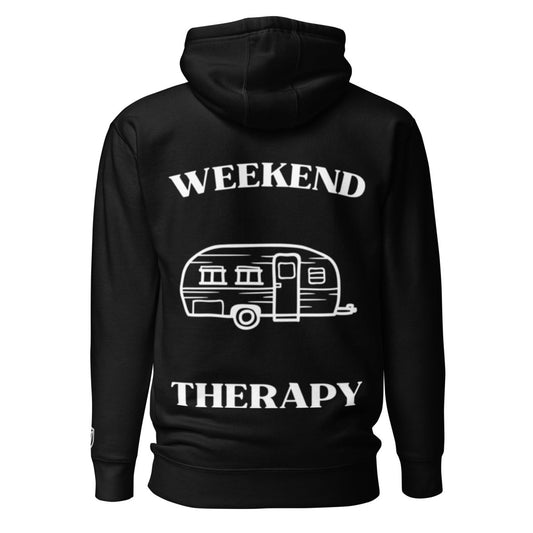 Weekend Therapy Camping Hoodie – Travel Trailer Edition by Weekend Therapy™ – Weekend Therapy Clothing