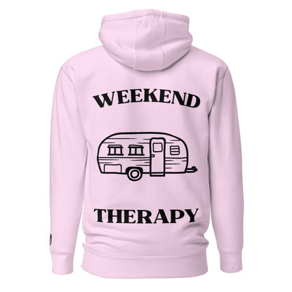 Weekend Therapy Camping Hoodie – Travel Trailer Edition by Weekend Therapy™ – Weekend Therapy Clothing