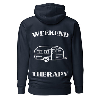 Weekend Therapy Camping Hoodie – Travel Trailer Edition by Weekend Therapy™ – Weekend Therapy Clothing