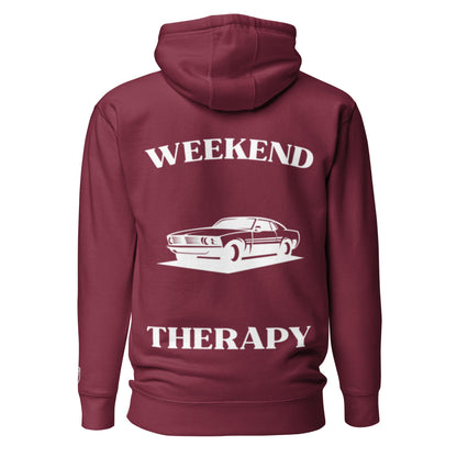 Weekend Therapy Classic Car Hoodie – Cruiser Edition by Weekend Therapy™ – Weekend Therapy Clothing