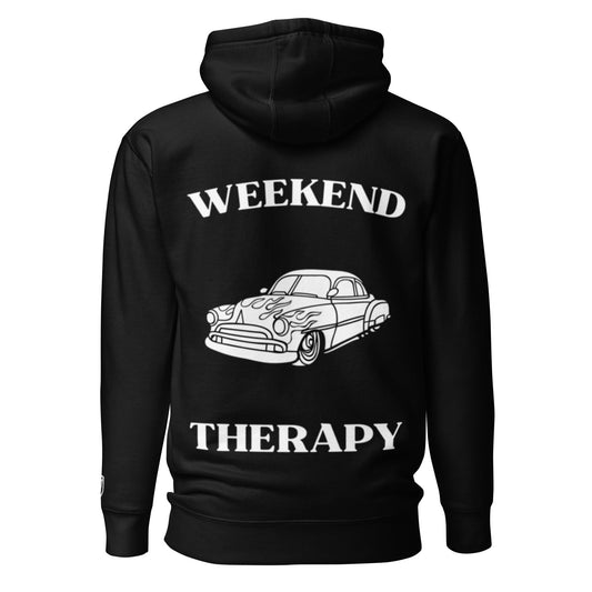 Weekend Therapy Classic Car Hoodie – Custom Edition by Weekend Therapy™ – Weekend Therapy Clothing