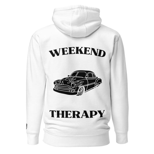 Weekend Therapy Classic Car Hoodie – Custom Edition by Weekend Therapy™ – Weekend Therapy Clothing