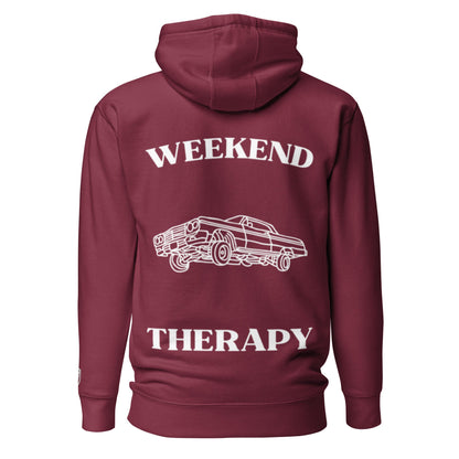 Weekend Therapy Classic Car Hoodie – Lowrider Edition by Weekend Therapy™ – Weekend Therapy Clothing