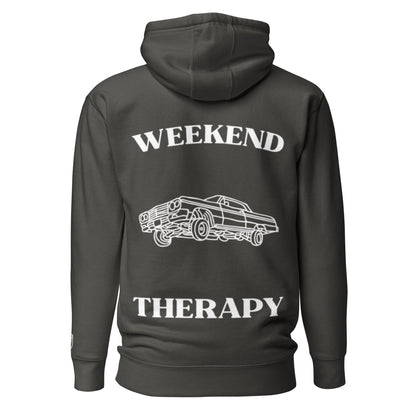 Weekend Therapy Classic Car Hoodie – Lowrider Edition by Weekend Therapy™ – Weekend Therapy Clothing