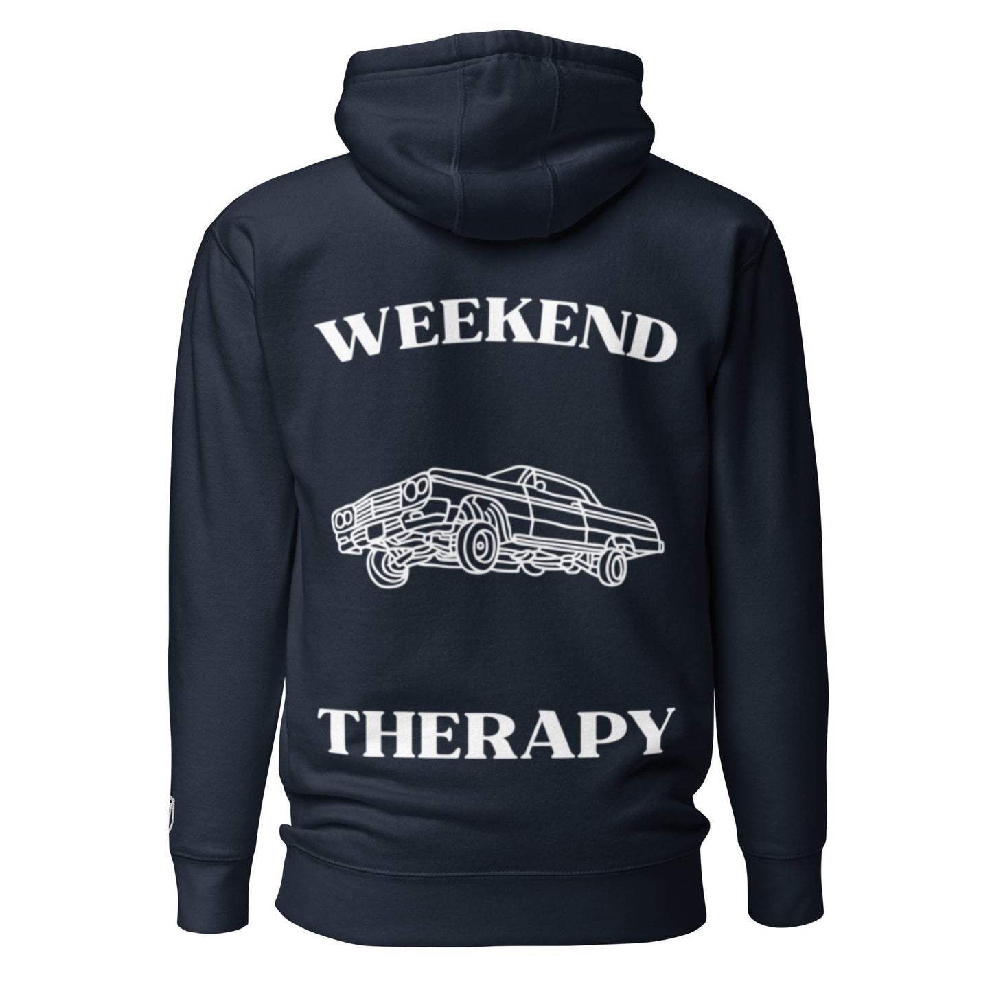 Weekend Therapy Classic Car Hoodie – Lowrider Edition by Weekend Therapy™ – Weekend Therapy Clothing