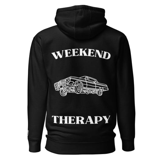 Weekend Therapy Classic Car Hoodie – Lowrider Edition by Weekend Therapy™ – Weekend Therapy Clothing