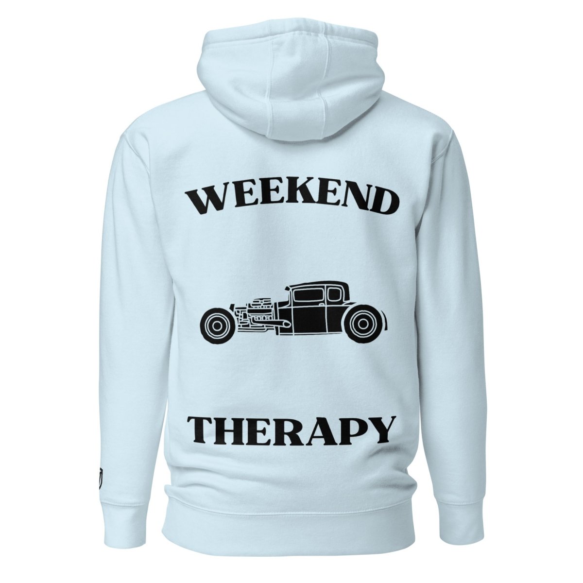 Weekend Therapy Classic Car Hoodie – Rat Rod Edition by Weekend Therapy™ – Weekend Therapy Clothing