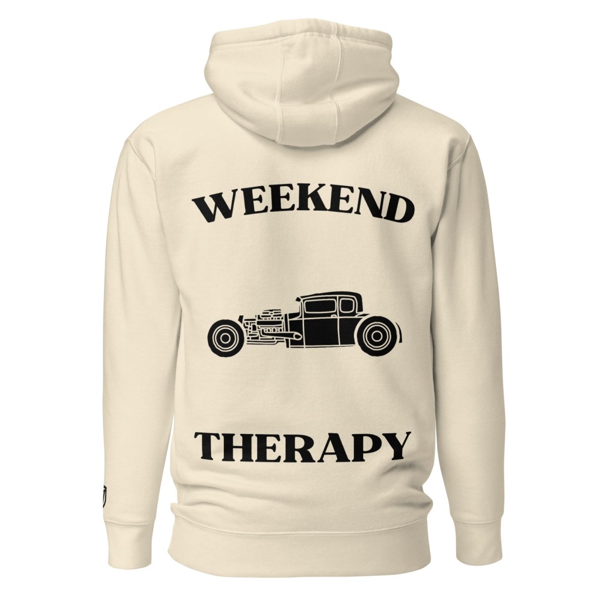 Weekend Therapy Classic Car Hoodie – Rat Rod Edition by Weekend Therapy™ – Weekend Therapy Clothing
