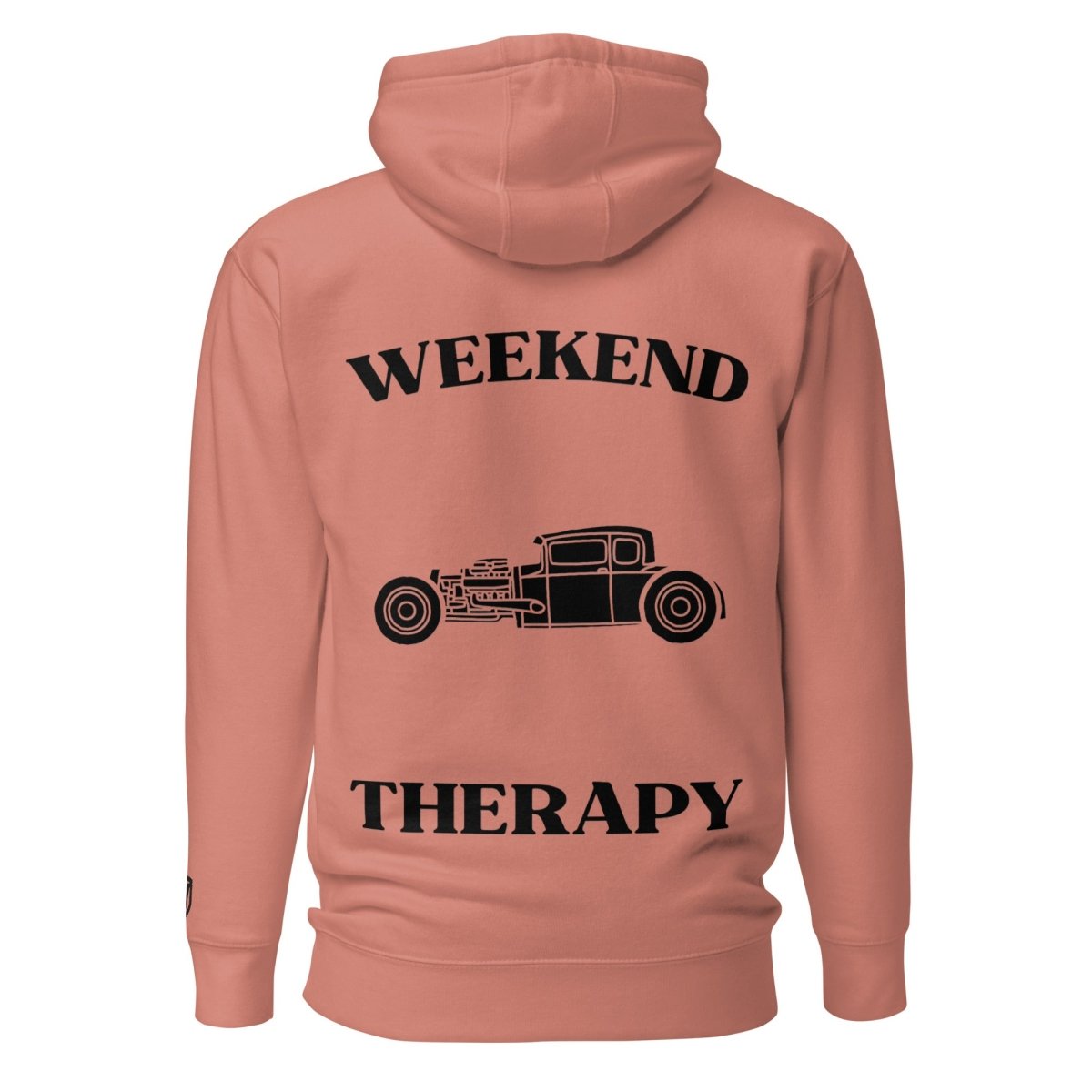 Weekend Therapy Classic Car Hoodie – Rat Rod Edition by Weekend Therapy™ – Weekend Therapy Clothing