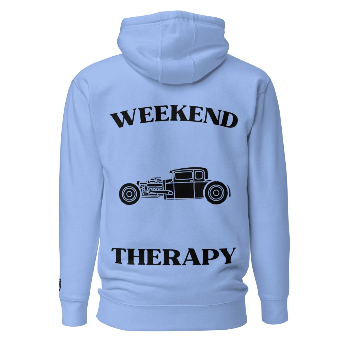 Weekend Therapy Classic Car Hoodie – Rat Rod Edition by Weekend Therapy™ – Weekend Therapy Clothing