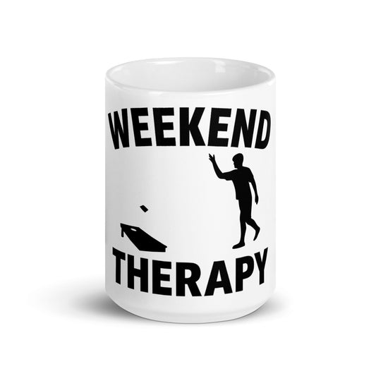 Weekend Therapy Cornhole Mug – Toss Edition by Weekend Therapy™ – Weekend Therapy Clothing