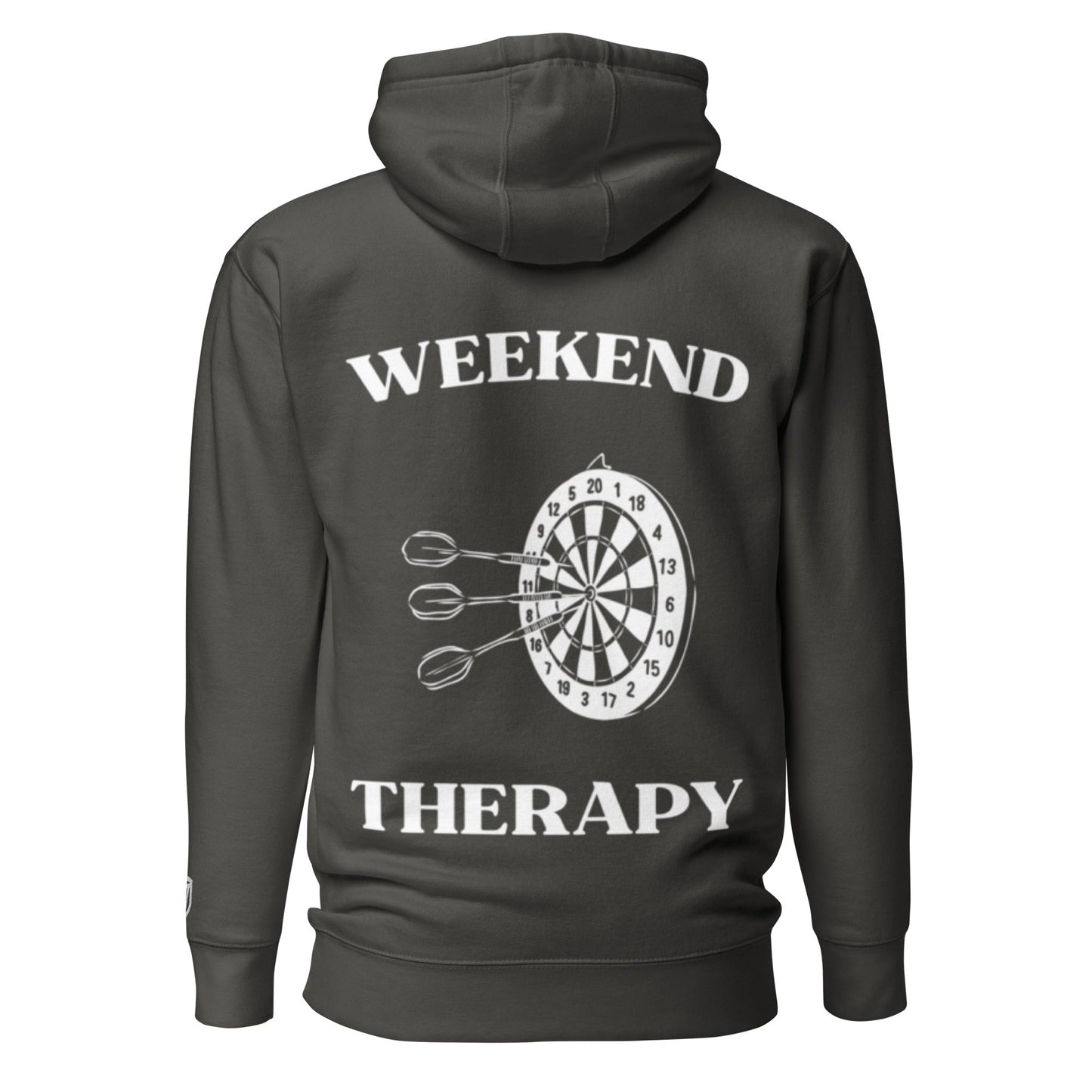 Weekend Therapy Darts Hoodie – Bullseye Edition by Weekend Therapy™ – Weekend Therapy Clothing