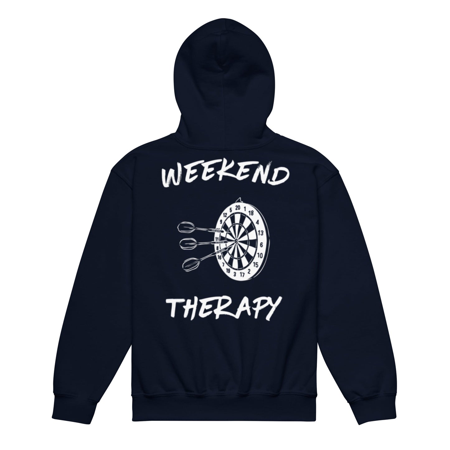 Weekend Therapy Darts Hoodie – Bullseye Edition by Weekend Therapy™ – Weekend Therapy Clothing