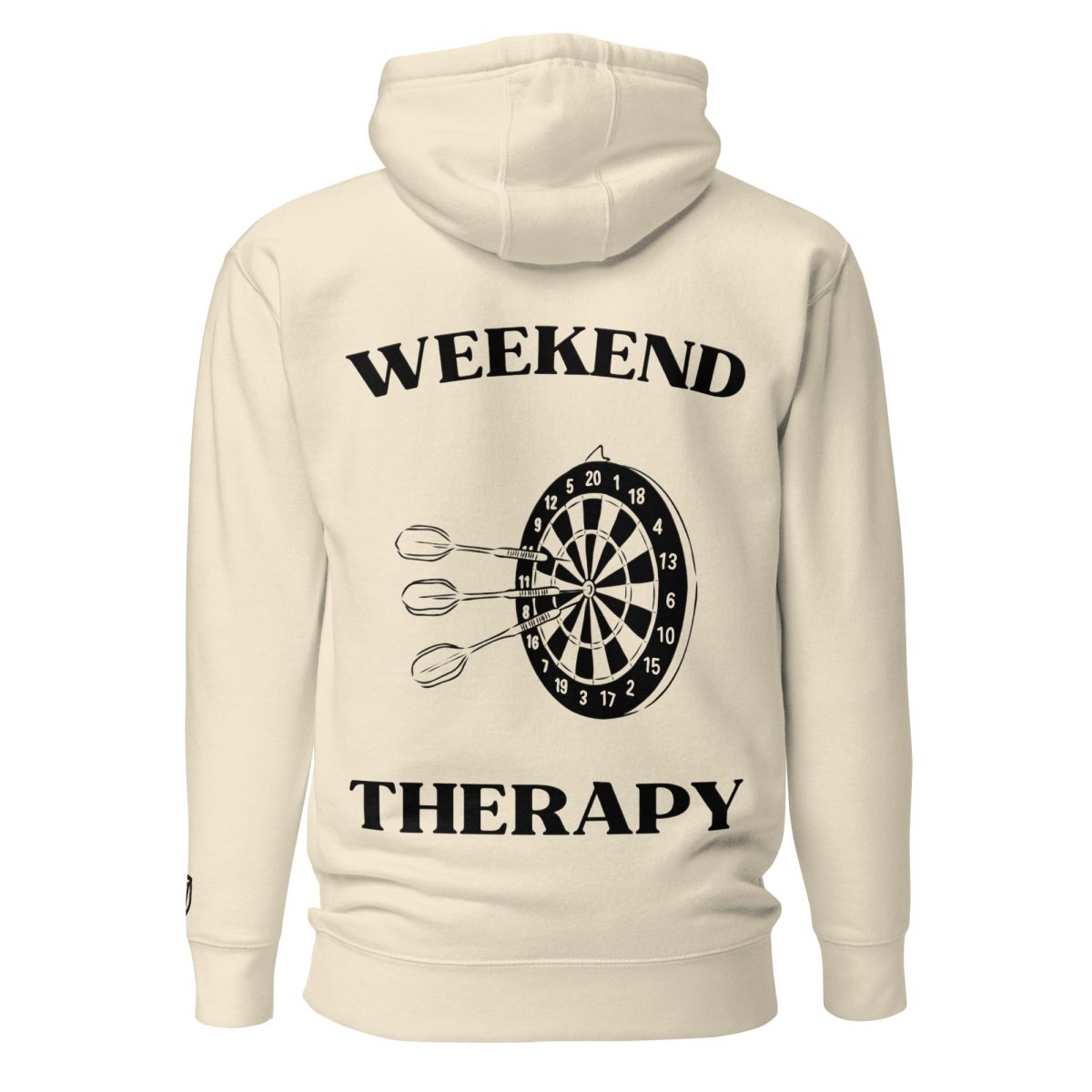 Weekend Therapy Darts Hoodie – Bullseye Edition by Weekend Therapy™ – Weekend Therapy Clothing