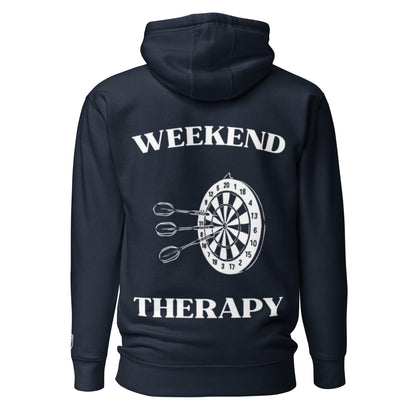 Weekend Therapy Darts Hoodie – Bullseye Edition by Weekend Therapy™ – Weekend Therapy Clothing