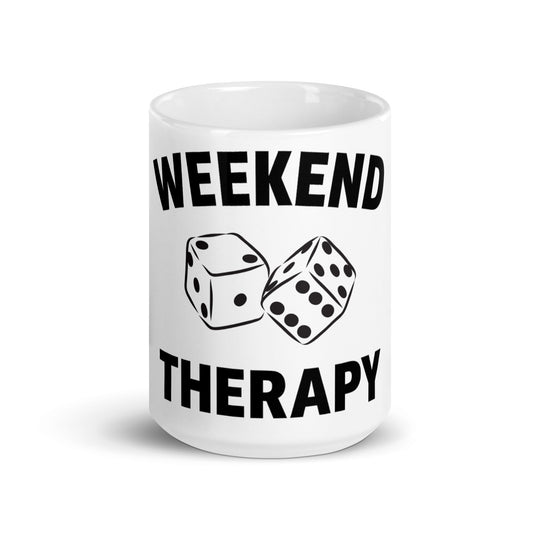 Weekend Therapy Dice Mug – Lucky Roll Edition by Weekend Therapy™ – Weekend Therapy Clothing