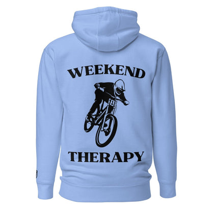 Weekend Therapy Downhill Bike Hoodie – Descent Edition by Weekend Therapy™ – Weekend Therapy Clothing