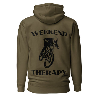 Weekend Therapy Downhill Bike Hoodie – Descent Edition by Weekend Therapy™ – Weekend Therapy Clothing