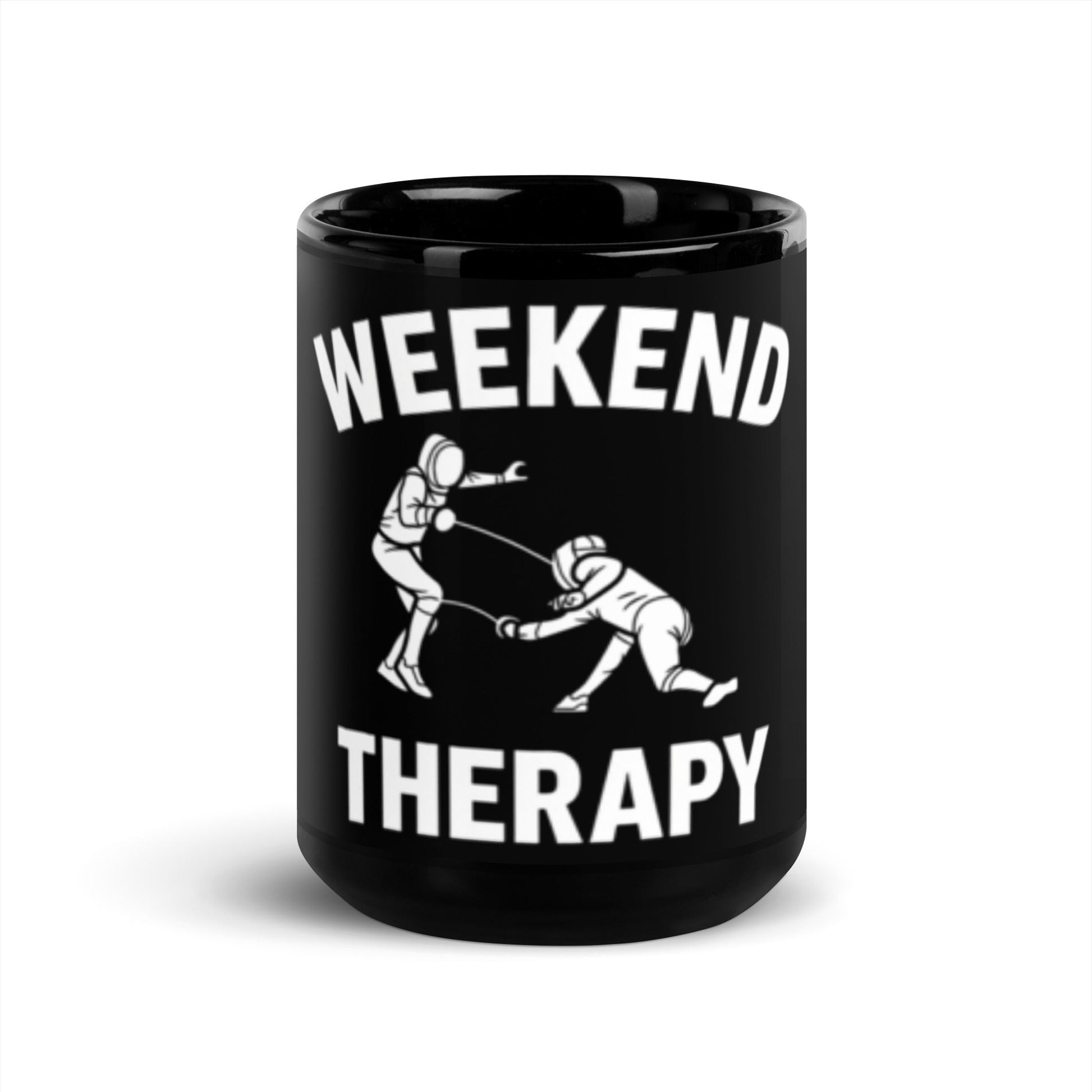 Weekend Therapy Fencing Mug – Match Edition by Weekend Therapy™ – Weekend Therapy Clothing