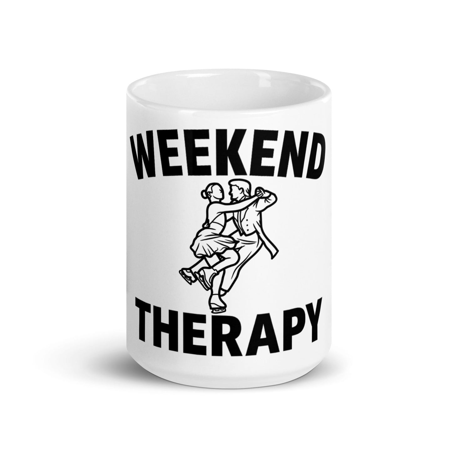 Weekend Therapy Figure Skating Mug – Pairs Edition by Weekend Therapy™ – Weekend Therapy Clothing