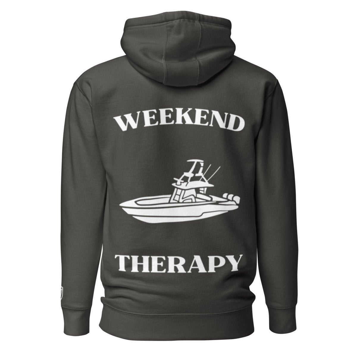 Weekend Therapy Fishing Boat Hoodie – Lucky Catch Edition by Weekend Therapy™ – Weekend Therapy Clothing