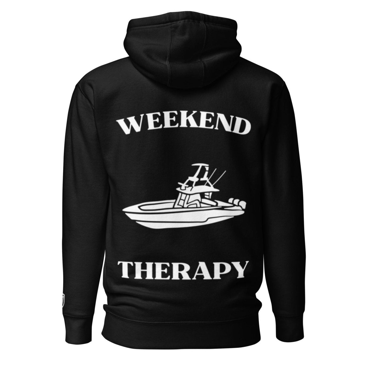 Weekend Therapy Fishing Boat Hoodie – Lucky Catch Edition by Weekend Therapy™ – Weekend Therapy Clothing